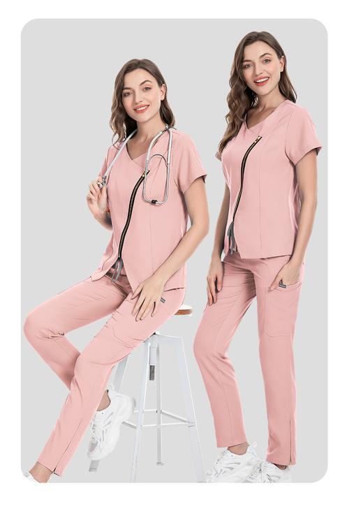 短袖套裝女醫(yī)生護(hù)士服spa美容院工作衣牙科刷手服護(hù)士服